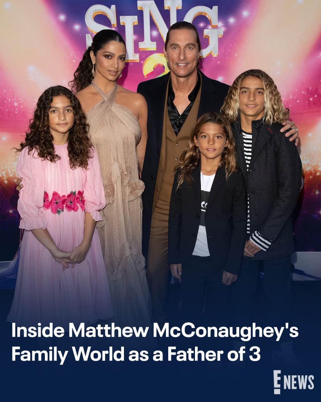 E! Onlineさんのインスタグラム写真 - (E! OnlineInstagram)「This family of five is doing alright, alright, alright. ❤️ Head to the link in bio for a look inside Matthew McConaughey and Camila Alves McConaughey's life as parents. (📷: AP Photo)」11月5日 10時01分 - enews