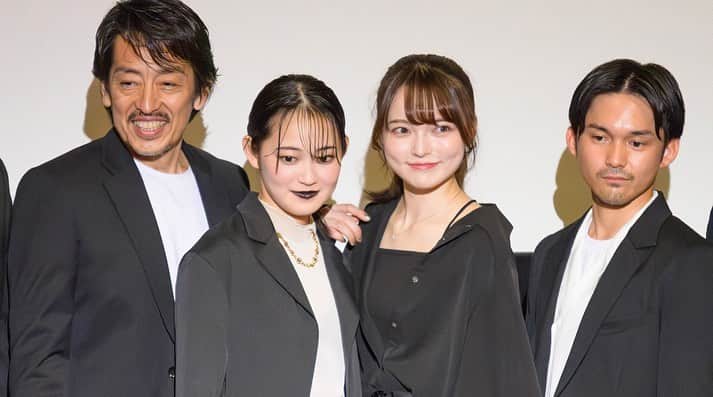 のインスタグラム：「フォト記事も配信中！ 映画『#ダウンタウンユートピア』初日舞台挨拶 https://nbpress.online/archives/90279」
