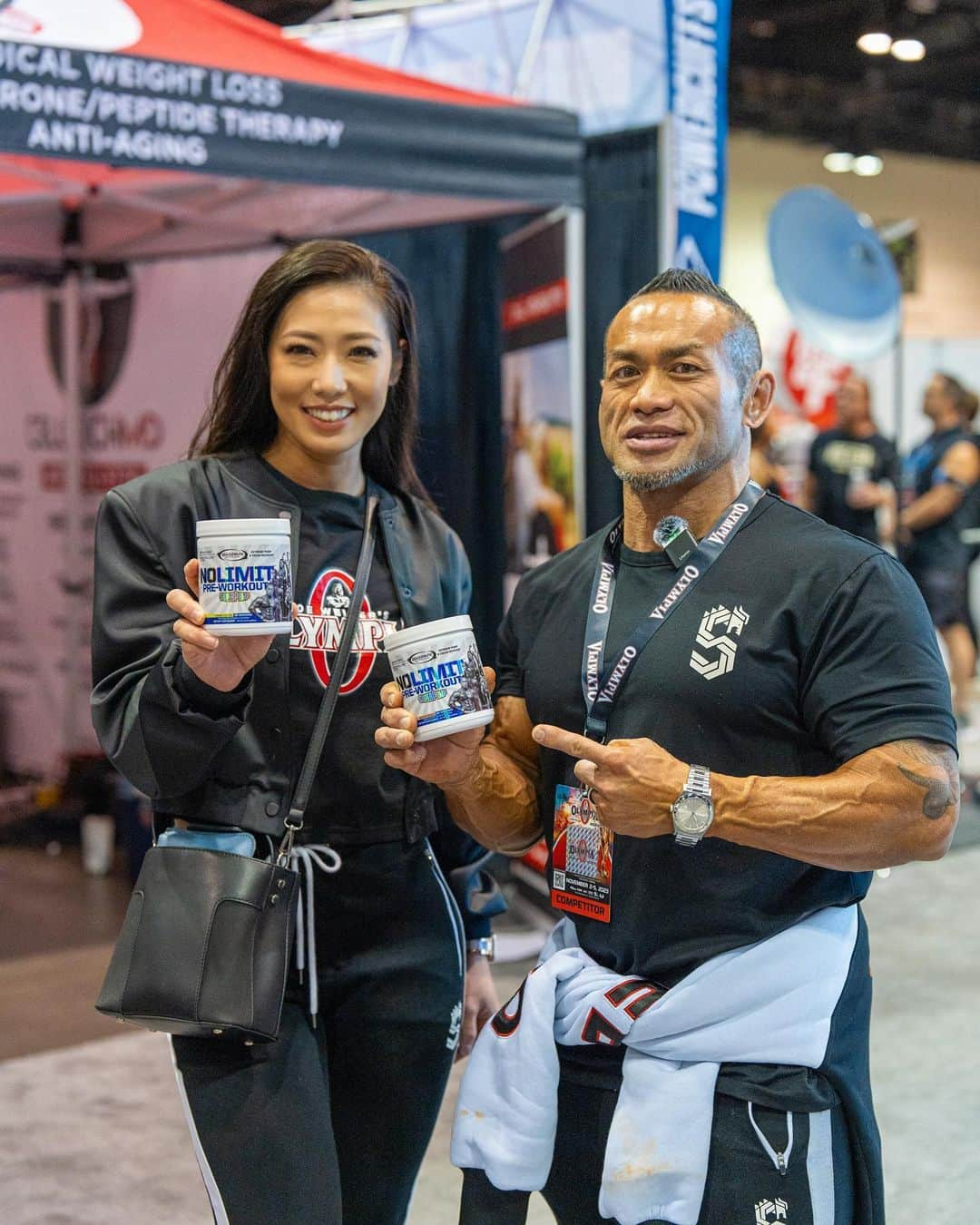 YumeFitのインスタグラム：「. . 先月新発売された PRE-WORKOUT🔥  @hideyamagishi  @gaspari  @suplinx  @san_diego_sam  #nolimit」