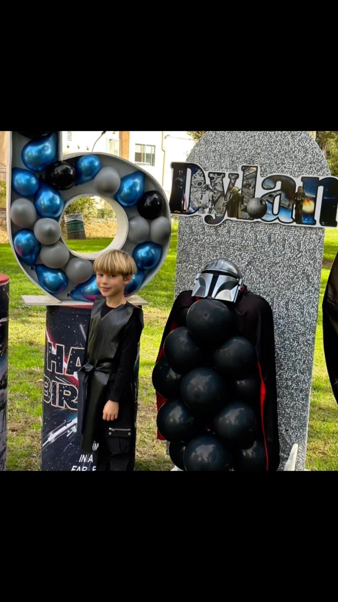 ロゼリン・サンチェスのインスタグラム：「Epic Star Wars birthday for YOU our beloved Dylan Gabriel!  We can’t believe you’re 6 years old already!! What a blessing it is to be your parents 💕 We adore you and hope you had a fantastic time beautiful child…」