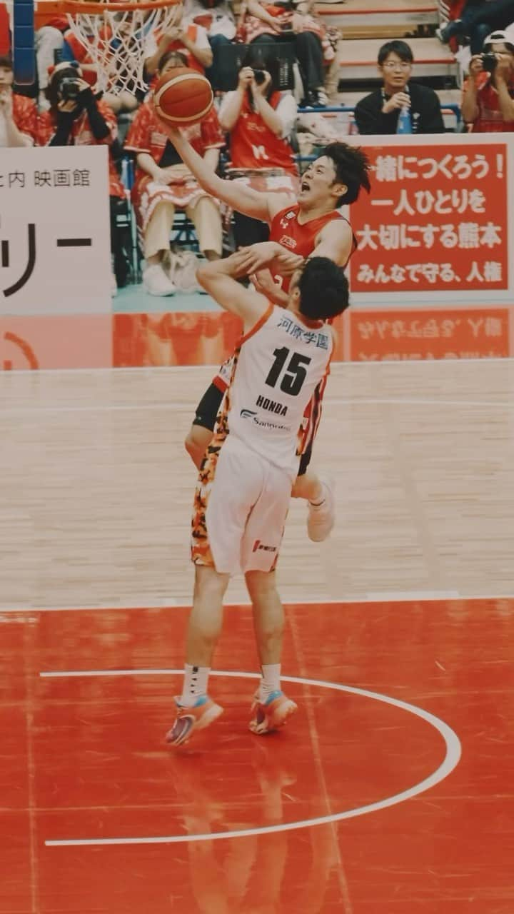 熊本ヴォルターズのインスタグラム：「熊本ヴォルターズ🏀5連勝✋  #山本翔太 選手 @shota.1019.3  #熊本ヴォルターズ #熊本バスケ #bリーグ」