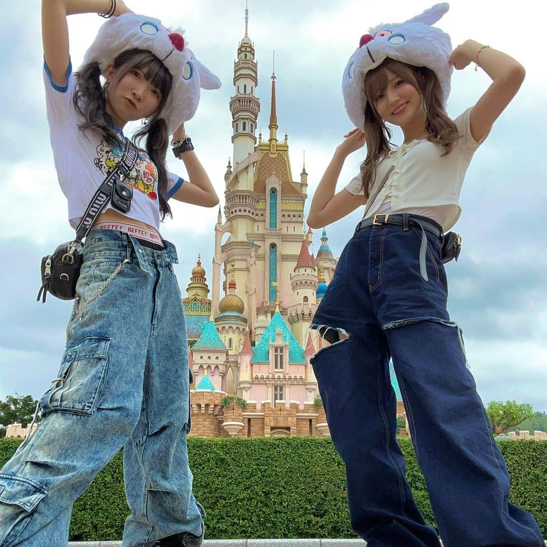 まあたそさんのインスタグラム写真 - (まあたそInstagram)「かすたそin香港ディズニー🐭💗✨✨  香港で撮った写真ありすぎるからちょくちょく載せてくね🫢」11月5日 20時46分 - 5m91r