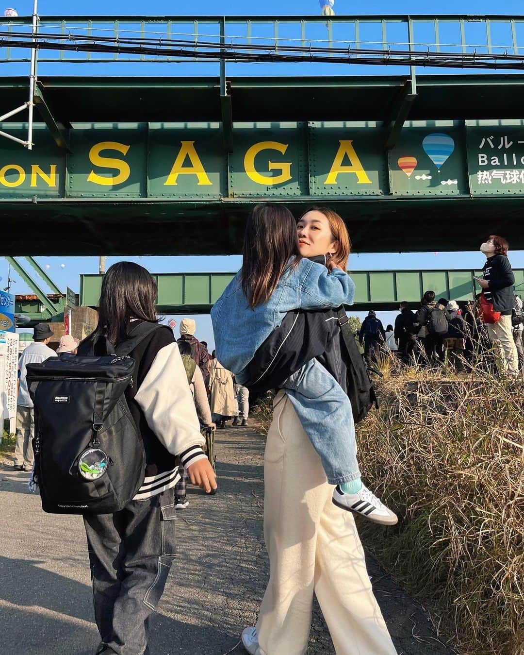 yan___5のインスタグラム：「今年もバルーンよかったなー🎈 地元民でもバルーン飛んでると嬉しい気持ちになる😊」