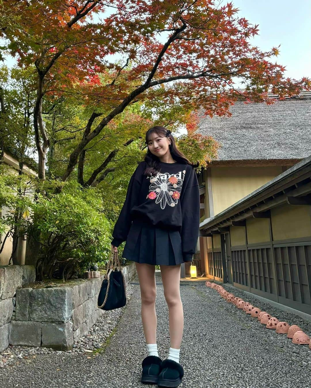 田辺真南葉のインスタグラム：「紅葉に行こうよう🍁」