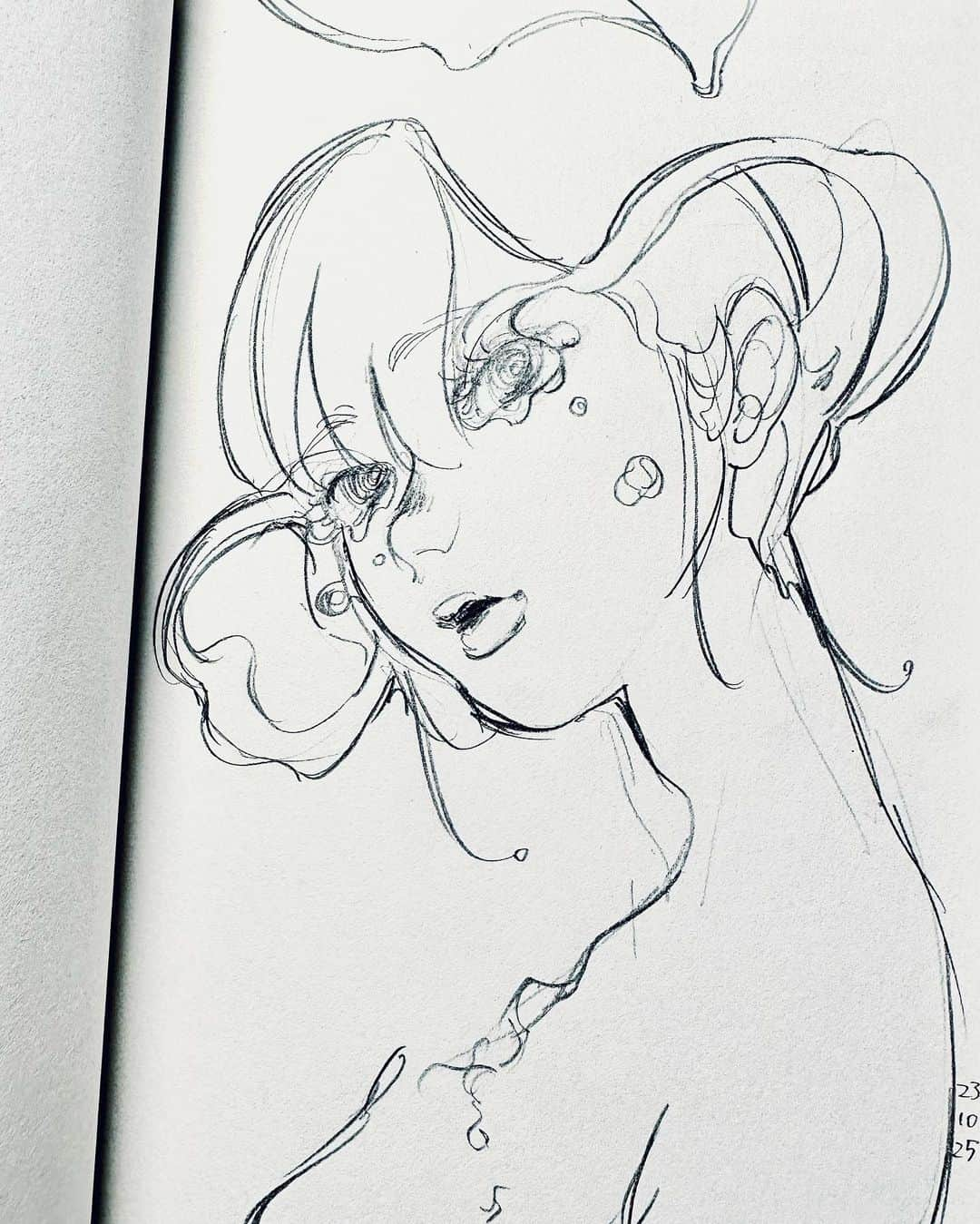 藍にいなのインスタグラム：「最近描いたもの見たもの  #drawing #dailysketches」