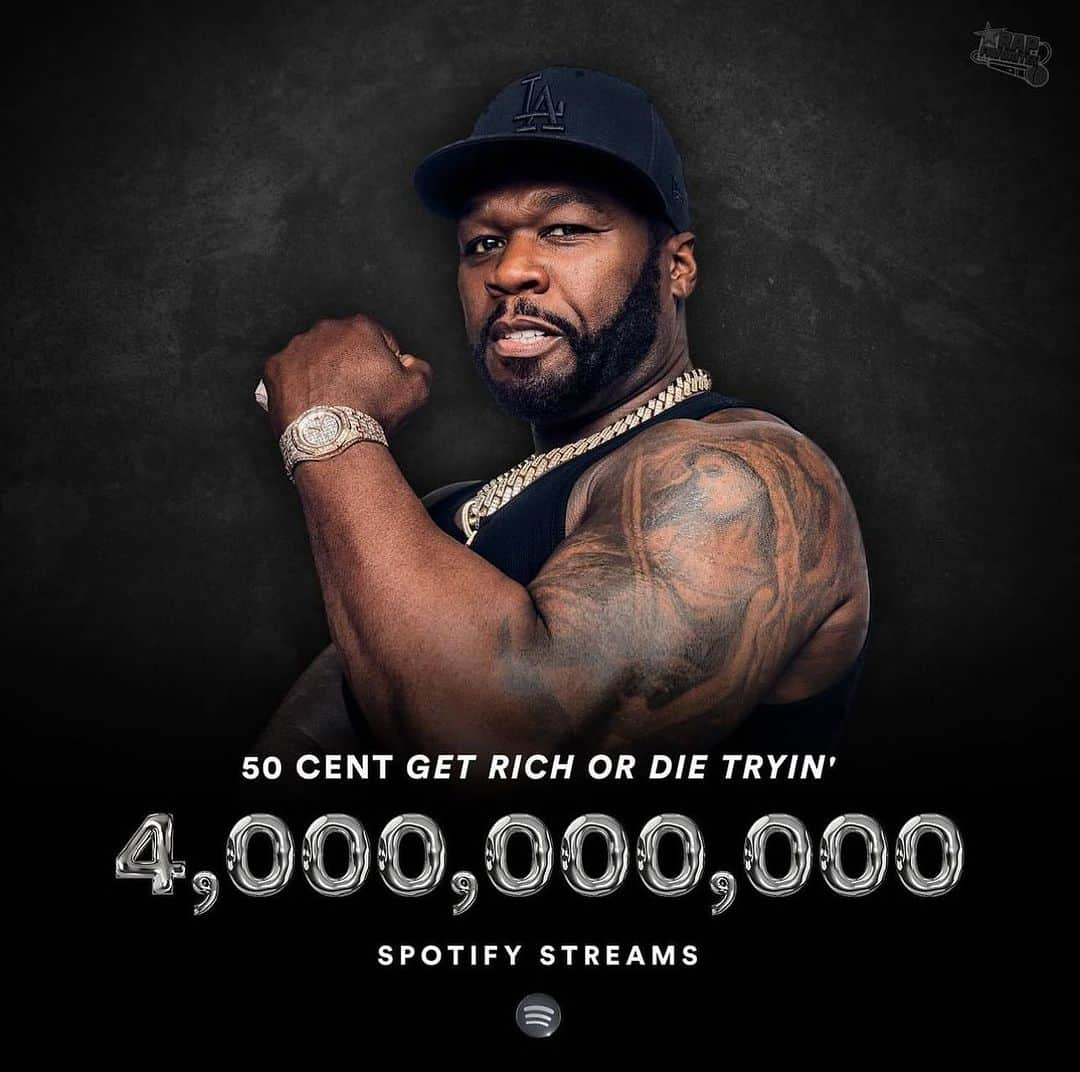 50セントさんのインスタグラム写真 - (50セントInstagram)「👀see why I be saying take your time make it a classic. 🤷🏽‍♂️over 4 billion Spotify streams. #bransoncognac #lecheminduroi」11月5日 21時51分 - 50cent