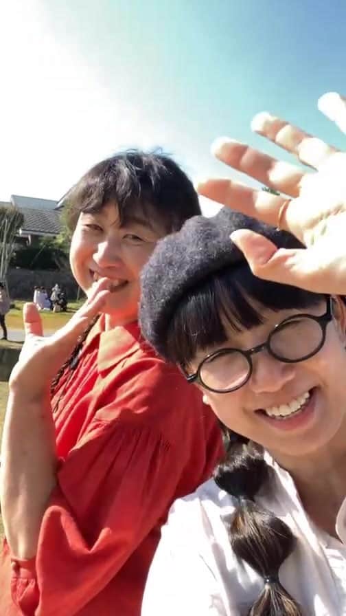 土井コマキのインスタグラム：「#たべたりのんだりまるまるしたり  蒜山の「めぐる、繋がる発酵マルシェ」に来ております〜 @meguru_tsunagaru_hacco」
