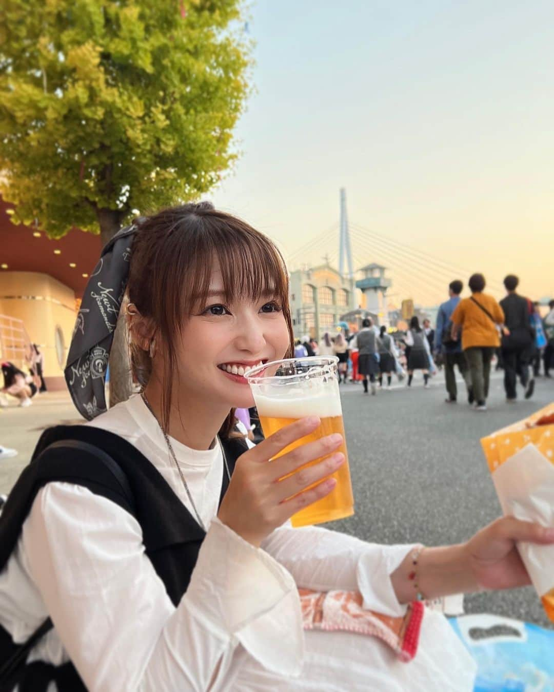 小池唯のインスタグラム：「. ぷはー😆🍺」