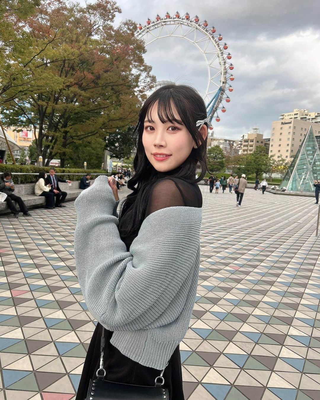 篠見星奈さんのインスタグラム写真 - (篠見星奈Instagram)「. 🎡🩵  . #東京ドームシティ #観覧車 #篠見星奈」11月5日 13時13分 - shinomi_seina