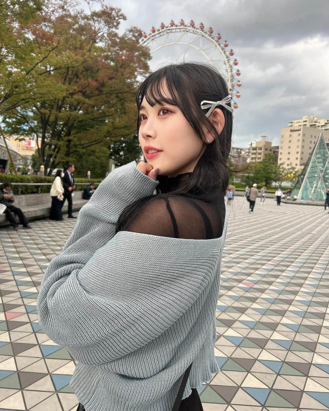 篠見星奈さんのインスタグラム写真 - (篠見星奈Instagram)「. 🎡🩵  . #東京ドームシティ #観覧車 #篠見星奈」11月5日 13時13分 - shinomi_seina