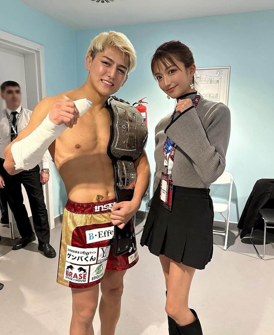 泉千尋さんのインスタグラム写真 - (泉千尋Instagram)「・  2023.11.4 RIZIN AZERBAIJAN  熱かった🔥  PPV観てくれた方々 コメントたくさんありがとうございます♡  これから見られる方✨ 楽しんでください☺️✨  @suzuki.chihiro0514  @nobu_sakakibara  @koji.takeda_official @rizin_azerbaijan  @rizin_pr   ・ ・ ・  #RIZIN#RIZINアゼルバイジャン#rizinアゼルバイジャン大会 #rizinlandmark7#格闘技#バグー#baku#azerbaijan #鈴木千裕#武田光司#榊原信行#ライジン#rizinrandmark7 #japan#fighter#martial#martialarts#musayev#chingizallazov」11月5日 15時06分 - izumi.chihiro76