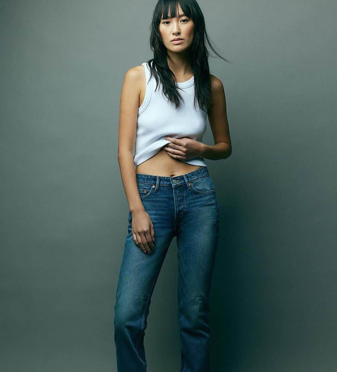 デンハムのインスタグラム：「Beautiful denim 💙new chapter #denhamwoman #denham #jasondenham #denhamthejeanmaker #thetruthusinthedetails」