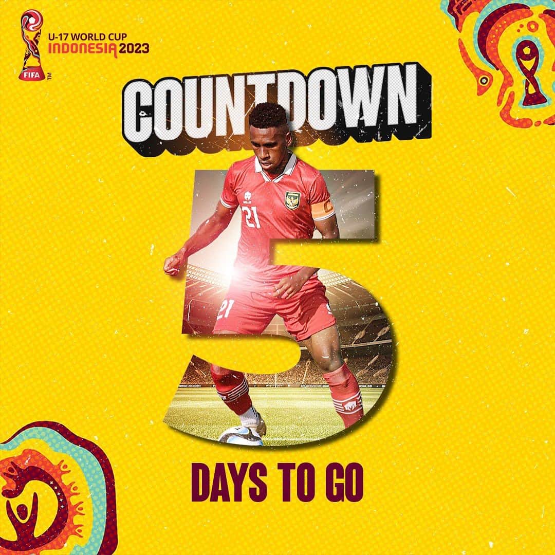 エリック・トヒルのインスタグラム：「5 hari menuju FIFA World Cup U-17 2023 di Indonesia!  Kita dukung Timnas Indonesia di panggung dunia! Ayo kita sukseskan dan ramaikan momen bersejarah ini untuk Indonesia 🇮🇩」
