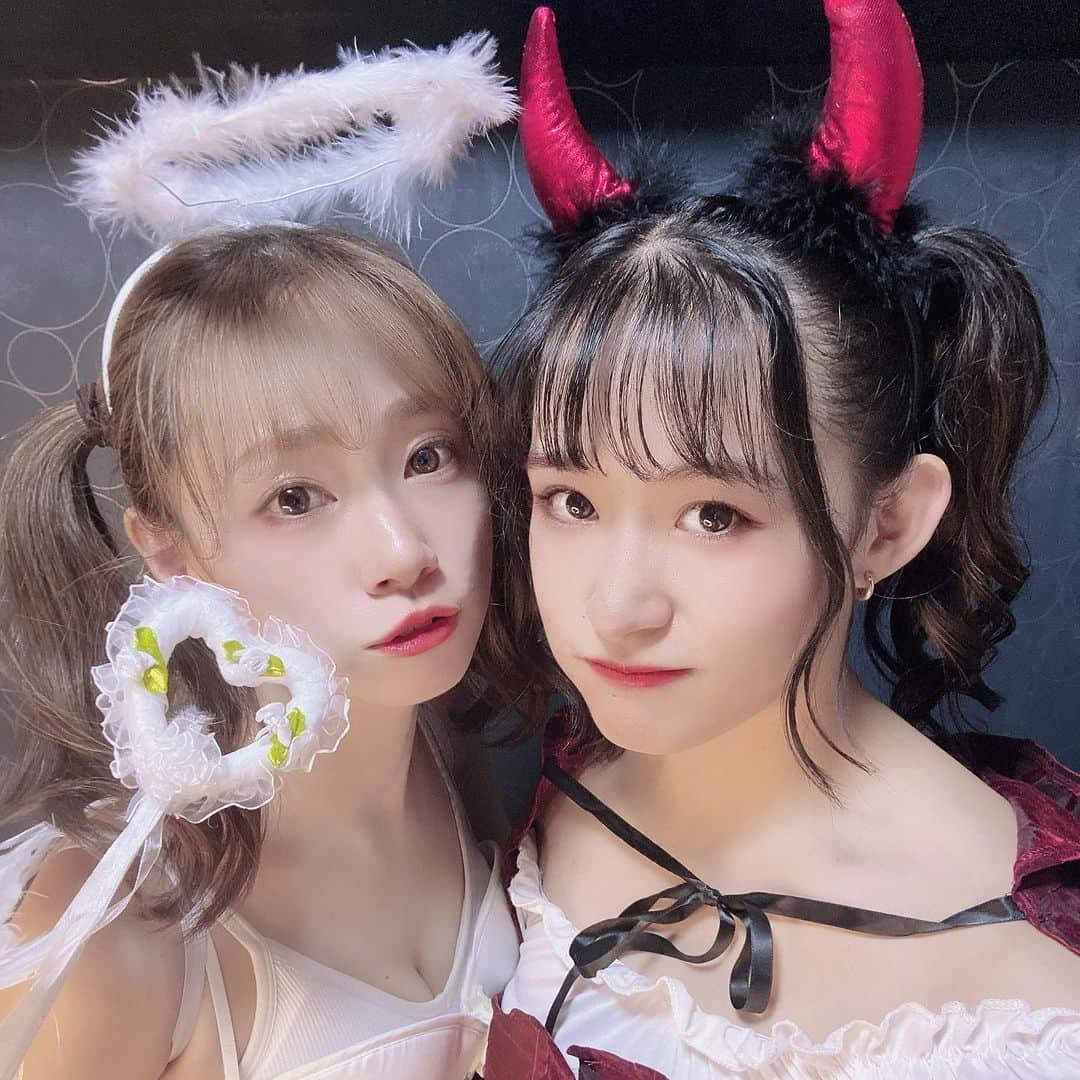 藤澤友千菜さんのインスタグラム写真 - (藤澤友千菜Instagram)「🎃 ＊ 10/31 配信でコスプレしました👼 もう　#ハロウィン 終わっちゃいましたが、記念にアップしとく👻 ＊ #ぽこちゃ #ライバー #配信 #コスプレ #天使 #悪魔  #藤澤友千菜 #フォロミー」11月5日 17時04分 - yuchina1207