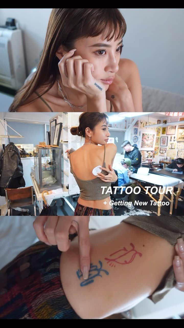 Juriのインスタグラム：「20:00- TATTOO TOUR YouTube🧚」