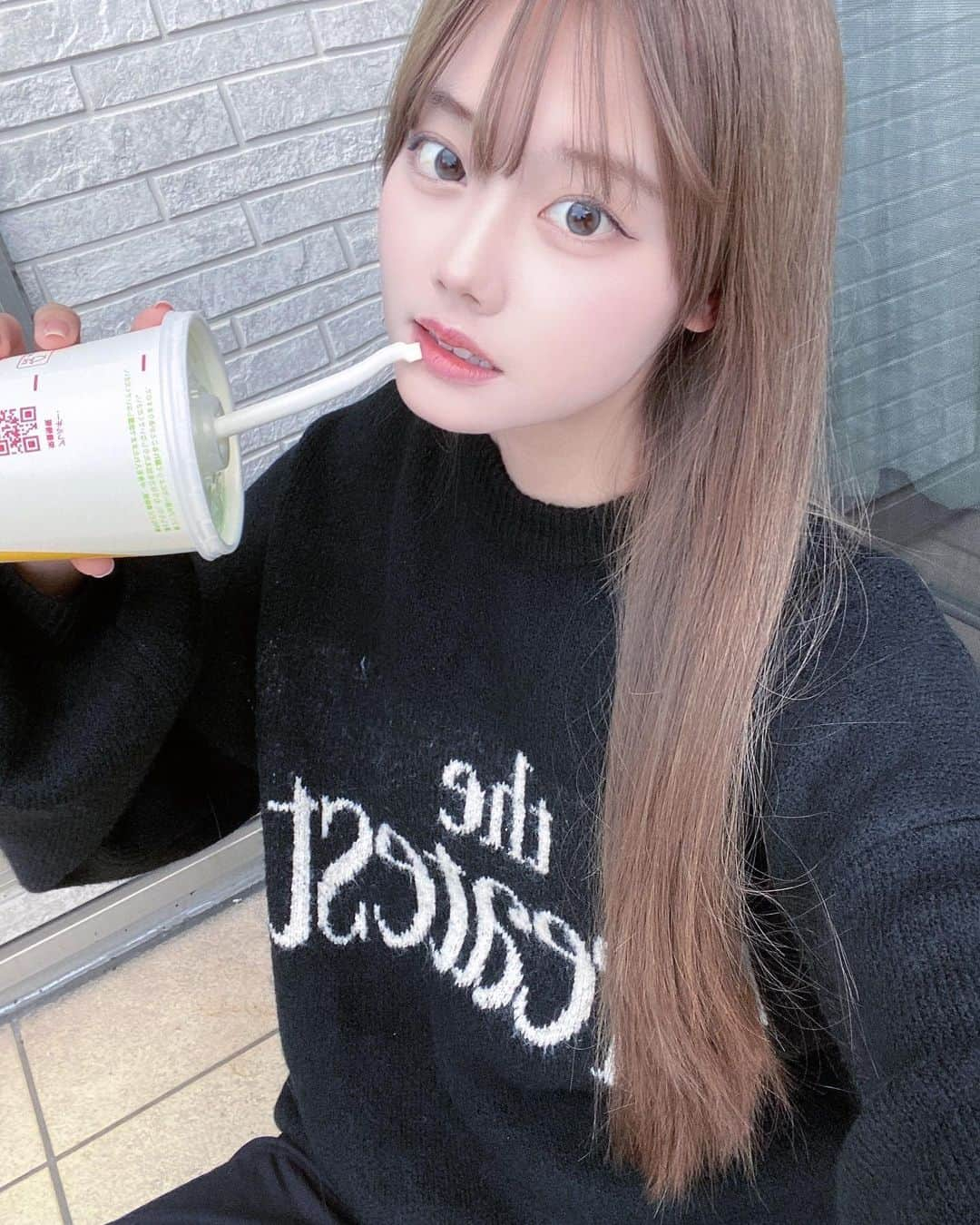 平松想乃さんのインスタグラム写真 - (平松想乃Instagram)「マックうまに🥤 ・ ・ ・#WEGO #ウィゴー #WEGOコーデ #WEGOニット #PR @wego_official」11月5日 18時01分 - sono7na