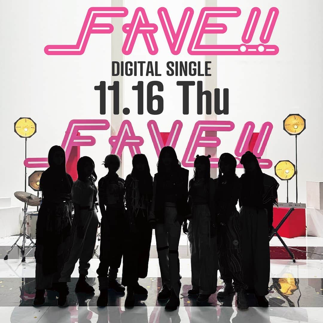 のインスタグラム：「#FAVE!! DIGITAL SINGLE 11/16 RELEASE #Girls2_FAVE」