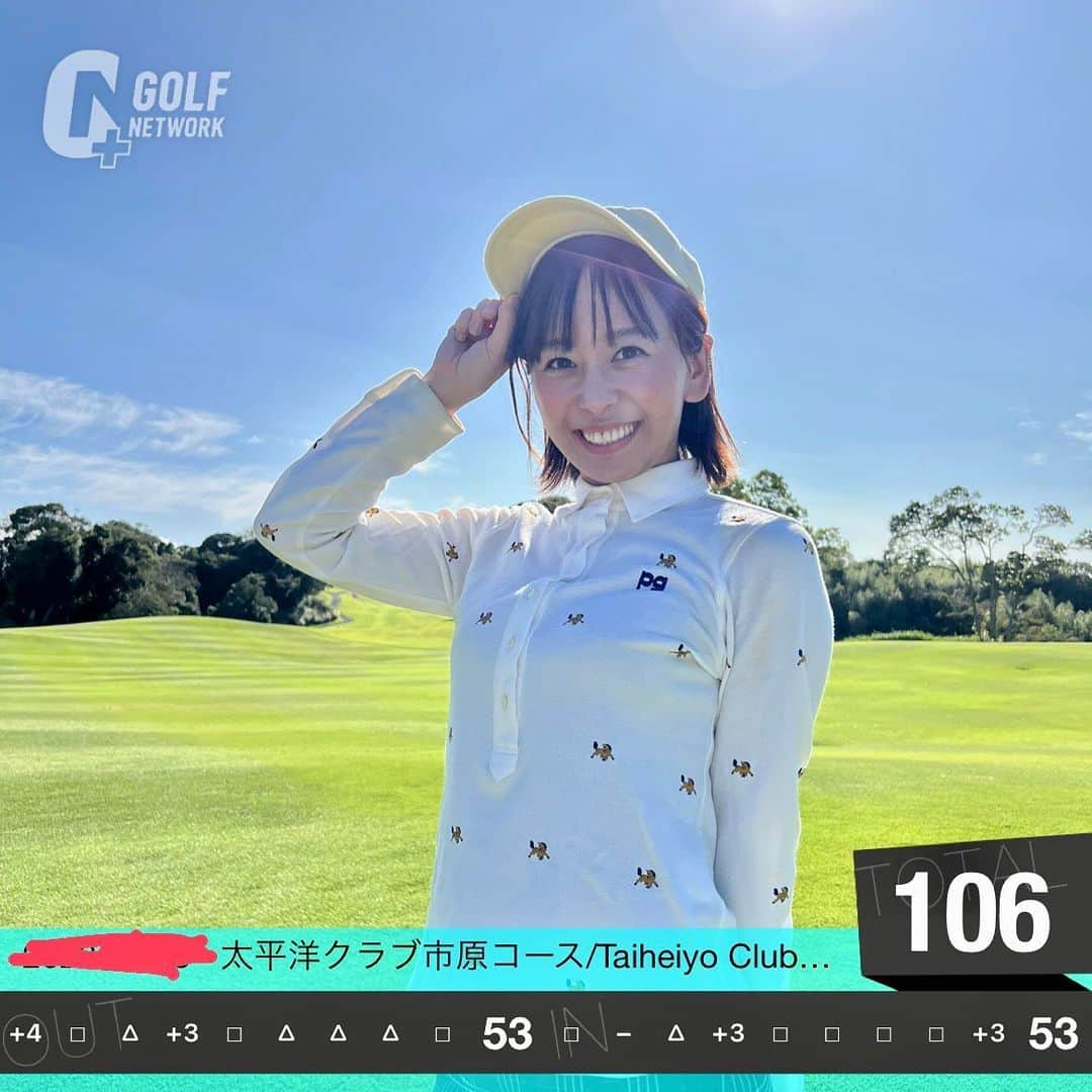 菊池良子さんのインスタグラム写真 - (菊池良子Instagram)「秋ゴルフ開幕⛳️✨✨ ・ ・ 市原ゴルフ場巡り（スタンプラリー）の参加場所にもなっている太平洋クラブ市原コースに行ってきました🥰 ・ ・ 太平洋クラブはとてもきれいでラフもカットしてあるので打ちやすい🫶 ・ ・ 広くてきれいで人も多くないのでゆっくり時間が流れて最高の秋を感じることが出来ました🥹👏 ・ ・ 全部記号まであと少し🤏 ・ ・ 100だいで回れるとゴルフが心から楽しいです🥰 ・ ・ #ゴルフ　#ゴルフ女子　#ゴルフ大好き　#秋ゴルフ　#市原ゴルフ場巡り #千葉ゴルフ　#太平洋クラブ市原コース #golf #golflife #golstagram #golfwear #golfswing #golfgirls #announcer #100ぎり #ベスト更新　#したい」11月5日 18時39分 - kikuryo627happy