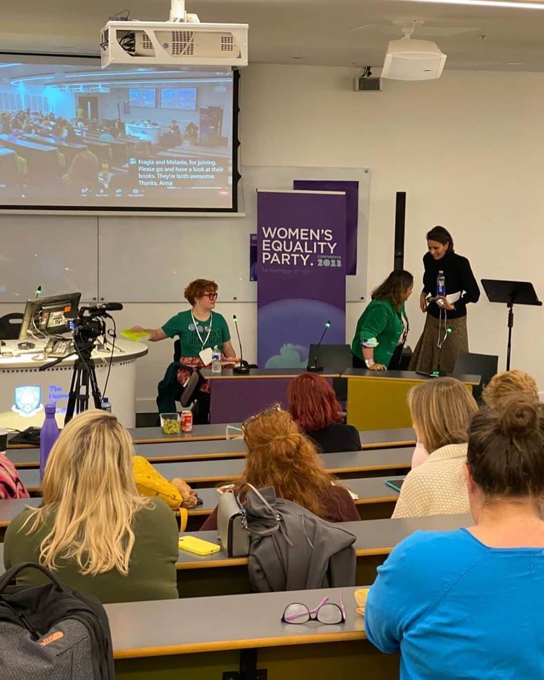 メラニー・サイクスさんのインスタグラム写真 - (メラニー・サイクスInstagram)「This is me at the women's equality party yesterday in Sheffield, talking about the patriarchal thinking that drives the medical system that negatively affects women's lives. It wasn't easy for me,no time to see the space etc and last minute asks. I was also frustrated that our time was almost halved due to overrun.  A lot of the narrative was talking about the problem, but not really discussing the solutions which for me is self-awareness and female empowerment. I don't want to battle against the system. I just want us to change it ourselves. The power is within us to advocate for ourselves, as for what we need and adopt self-awareness and take that to the doctor instead of believing everything that he said to us. if it does not ring true for you, it is not true. I've always asked my doctors many questions. I've also educated my doctors at times with my actual lived experience that is gold dust that cannot be found in a textbook. A good doctor learns from these stories.  I have always felt I don't fit into a female or masculine model anyway, I'm very much my own person with my own specific needs and I've never had trouble asking for what I need when it comes to my health and I've been able to ignore the bullshit that gets spouted. I want to empower women to do the same. I found out yesterday that, although the NHS is a  patriarchal construct 3/4 of its workforce is women. it will take them to change things internally. We don't have to be victims anymore because we can be in charge of ourselves. We can do that in all areas of our lives using self belief, self-awareness and understanding we've been in a system that is designed to make us feel like we disordered merely because we are female. We are apparently too sensitive, too emotional, but we are all sensitive beings including men and it is those things that make us equal as humans. You cannot slap, gender on feelings or 'symptoms'.   #equality  #equalitymatters」11月5日 18時42分 - msmelaniesykes