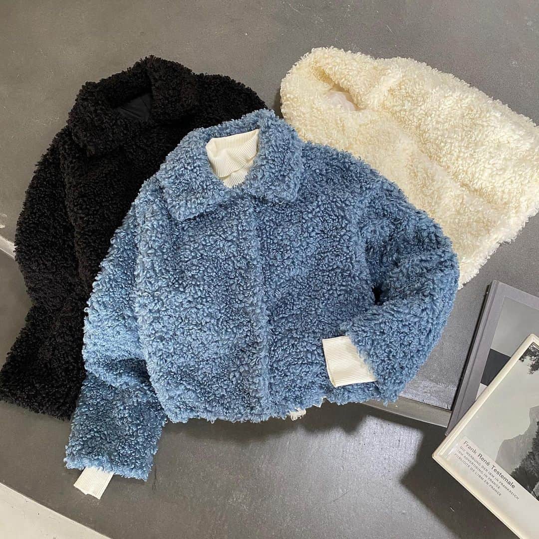 WEGOのインスタグラム：「OUTER COLLECTION  ✔︎ボアファーブルゾン ¥5,499(tax in)  ボリュームのあるプードルファーに、程よい丈感がコンパクトな着回ししやすいファーブルゾン。  #WEGO #ウィゴー #ブルゾン #ファーブルゾン #ファーアウター #アウターコーデ #ガーリーコーデ #ガーリー」