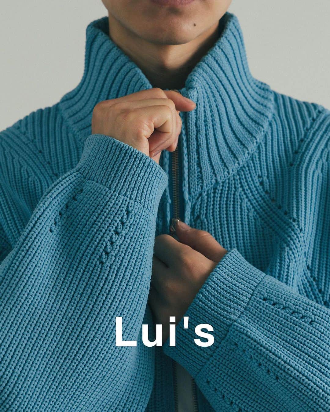 Lui's Lui's official instagramのインスタグラム：「@luis_official___  recommend item  ⬜︎ driver's knit blouson / ¥19,800 ⬜︎ BIG turtle knit / ¥16,500  ------------ #秋服コーデ #冬服コーデ #冬服メンズ #メンズコーデ #メンズファッションコーデ #ニットコーデ #タートルネック #ニットトップス」