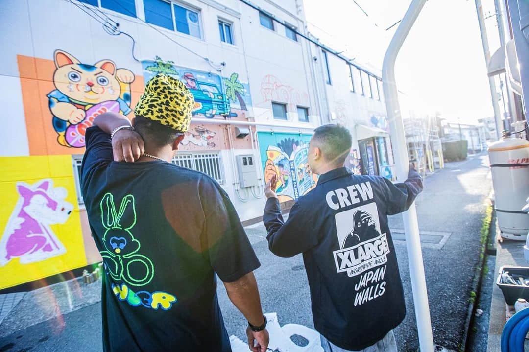 のインスタグラム：「JAPAN WALLS 2023 in SIRAHAMA Photo by @alff_linka @yuya_k11   #xlarge #xlargejp #xlarge_snap #エクストララージ  #japanwalls #japanwalls2023」