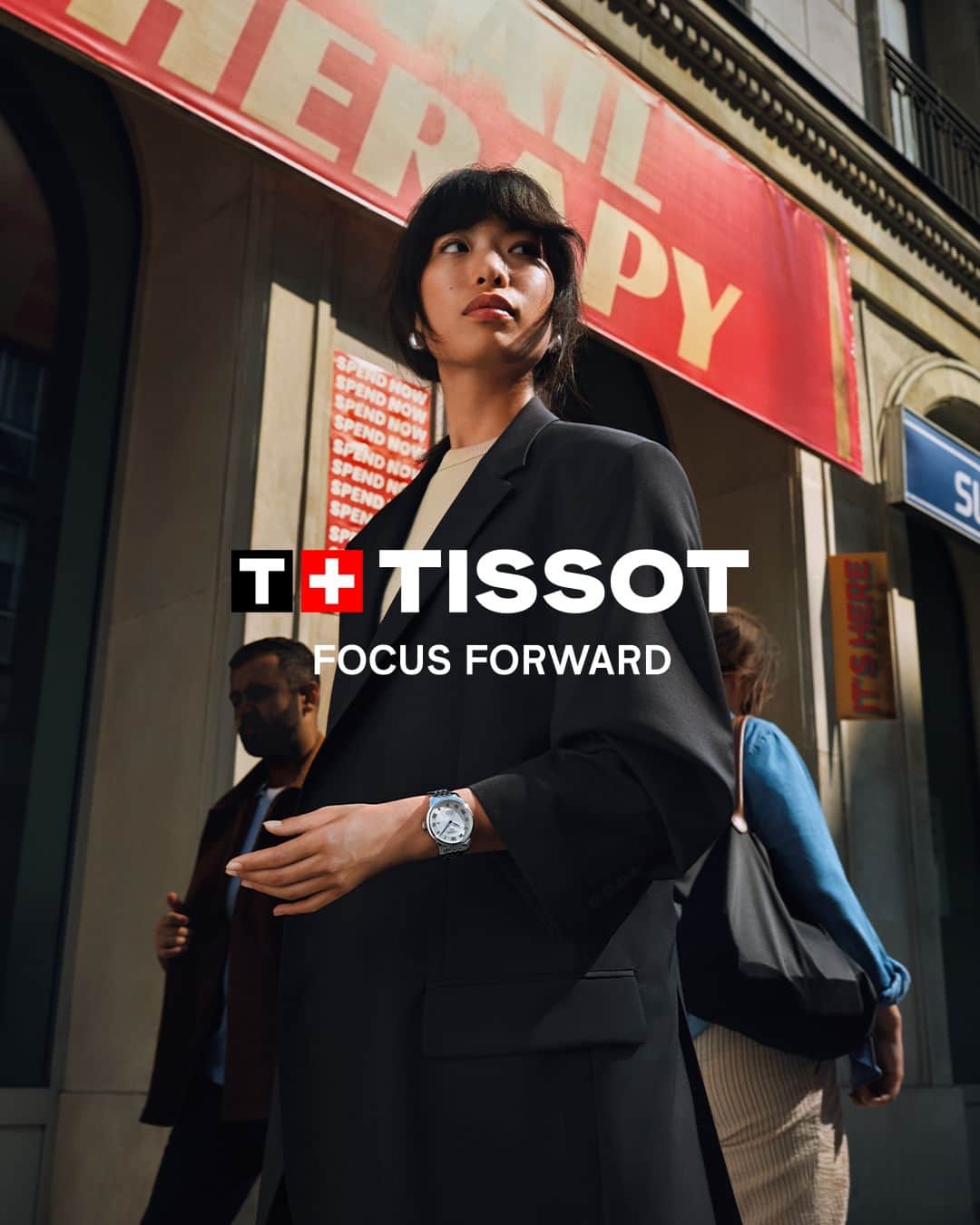 ティソのインスタグラム：「Stay on course, never stop. That’s the way to the top. Let your Tissot be a tribute to your own unique journey. #Tissot #FocusForward」