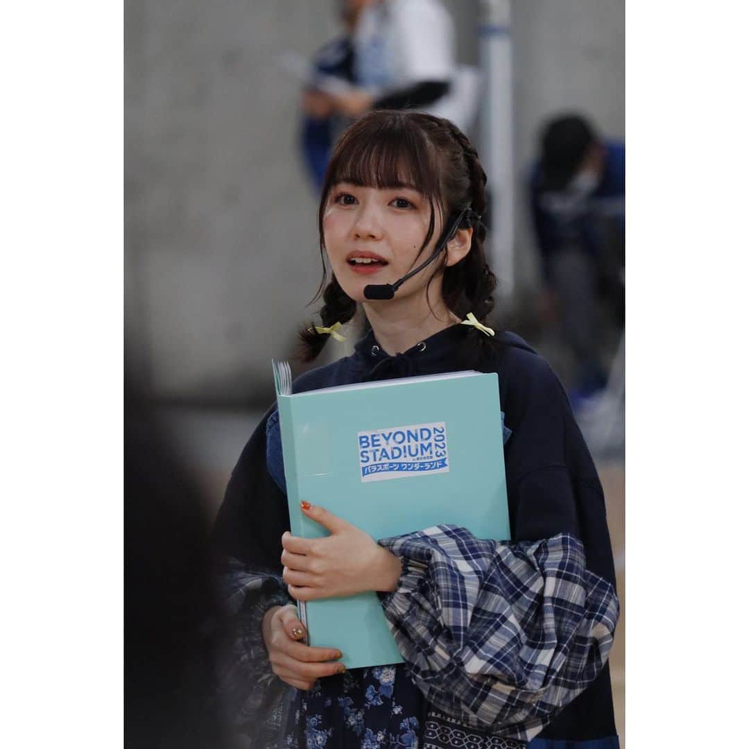 どみちゃんのインスタグラム：「🏃‍♂️  #beyondstadium2023  ありがとうございました！！  今回配信MCをさせて頂きました☺️ とっても楽しかったです！  見てくださった方、来てくださった方 本当にありがとうございました🙏🏼  photo by どみきのこくん」