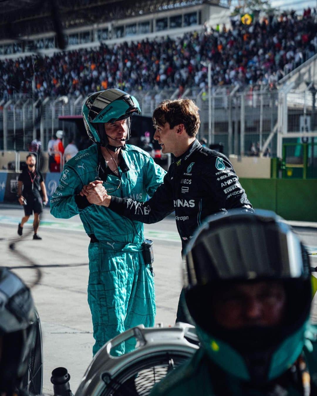 MERCEDES AMG PETRONASさんのインスタグラム写真 - (MERCEDES AMG PETRONASInstagram)「Tough day but we’ll regroup, work through what went wrong, and come back stronger for the final two races.」11月6日 5時53分 - mercedesamgf1