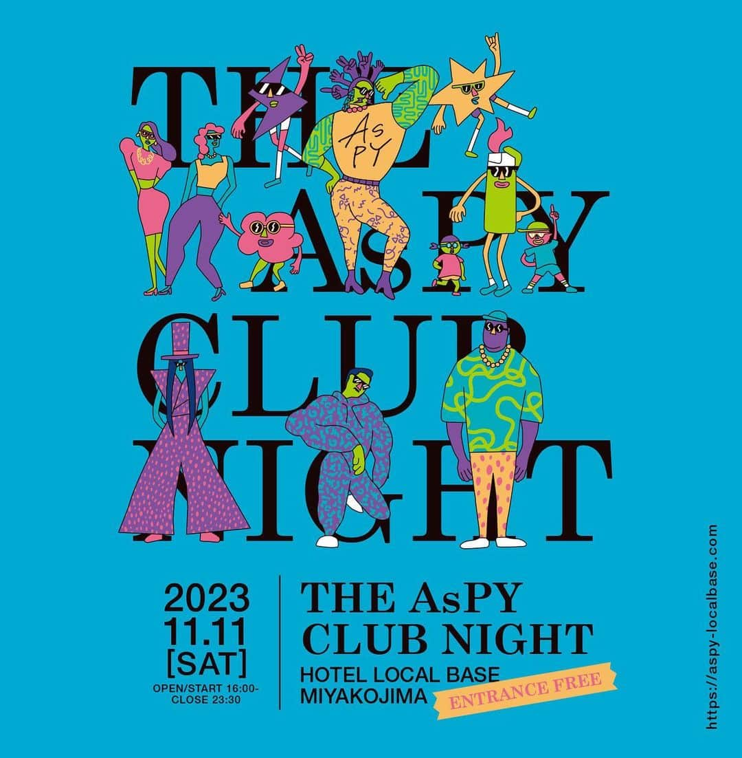 田中知之さんのインスタグラム写真 - (田中知之Instagram)「11月10日（土）は宮古島LOCAL BASEにて『AsPY CLUB NIGHT』でDJやります。共演は東京からはジブラさん、KEN KEN、加えて、宮古島、石垣島、沖縄本島からの精鋭DJ陣。子どもDJ体験の時間もあります（申し込み制）。入場は無料ですがチャリティ募金箱を設けます（集まった善意は宮古島の環境保全や文化継承、地域課題の解決の為に尽力する団体に寄付）。更に飲酒運転撲滅の狙いで、ドライバーにはソフトドリンク2本を進呈。島の人達にダンスミュージクを楽しんでいただくと同時に、宮古島/沖縄のミュージック・シーンの発展と、真の文化的な交流も目指しています。是非ぜひ遊びにいらしてください。  詳細は https://aspy-localbase.com  #aspyclub」11月6日 6時04分 - tomoyukitanaka