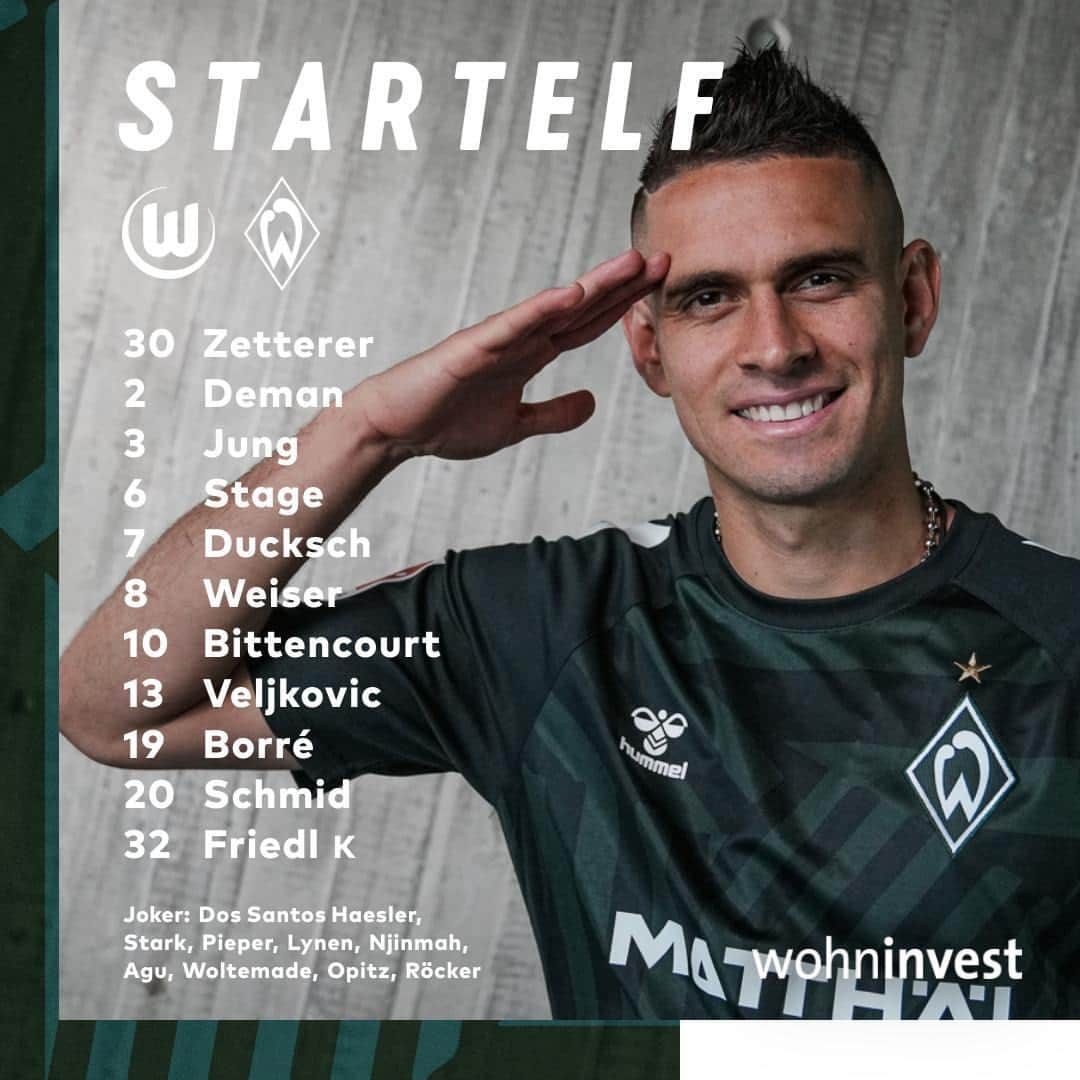 のインスタグラム：「Am Erfolg anknüpfen 💚 ____ #werder #bremen #svw #llgw #wobsvw」