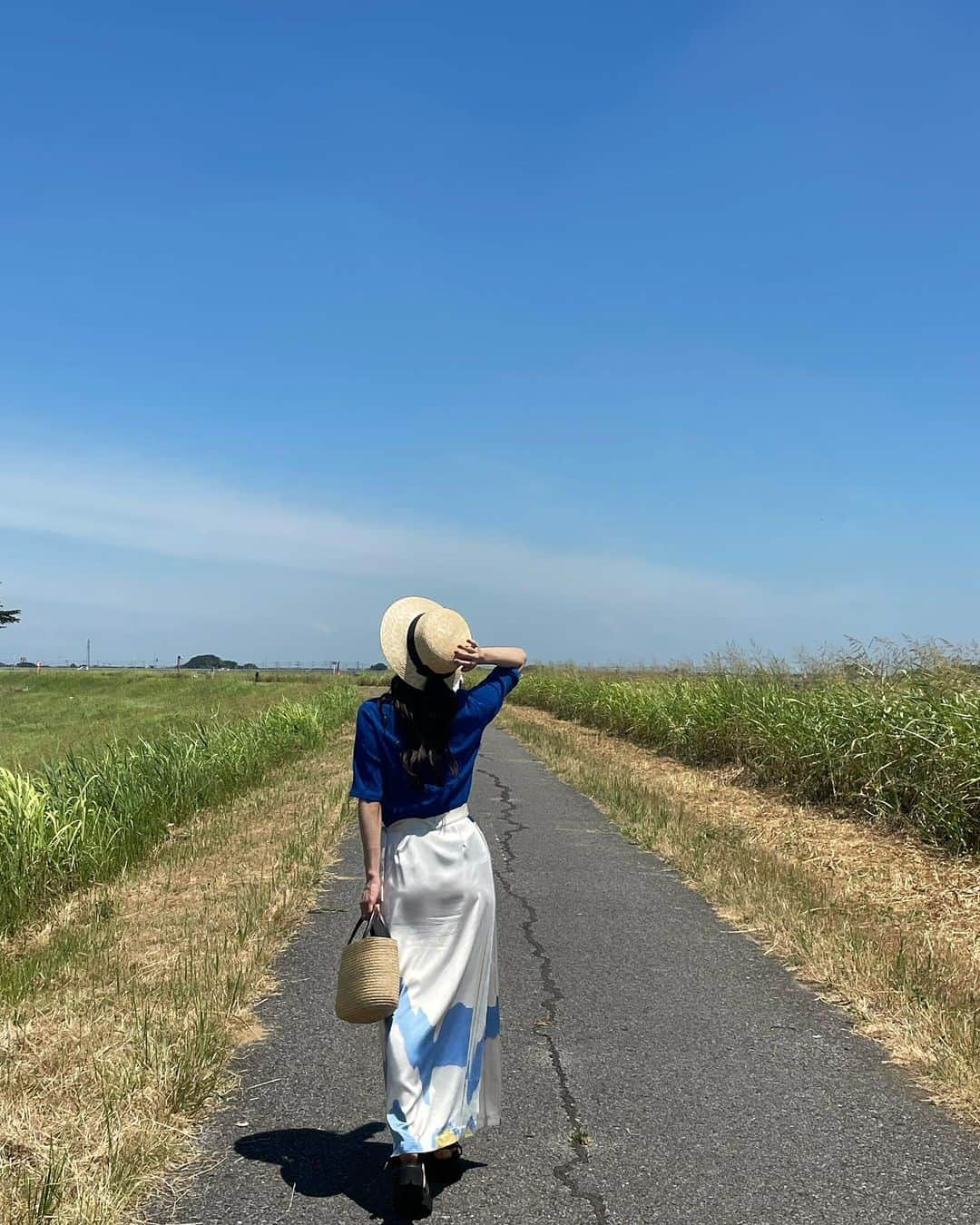 山口乃々華のインスタグラム：「春日部での思い出写真たち。 真夏でした🌼  春日部市のホームページでわたしを探してね💐  #春日部」