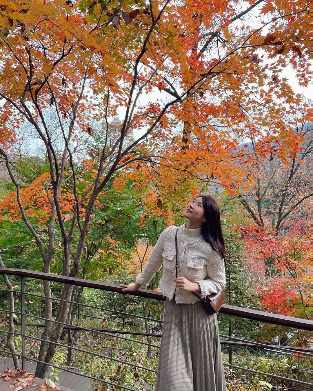 李到華さんのインスタグラム写真 - (李到華Instagram)「왕 좋았던 #화담숲 🍁 비가와서 많이 떨어지긴 했는데 그래도 너무 아름다움… 진짜 매년 와야지 👍 . . . . . #주말기록 #단풍구경 #단풍여행지 #단풍볼곳 #가을산행 #가을단풍 #화담숲단풍」11月5日 22時45分 - ah____rim