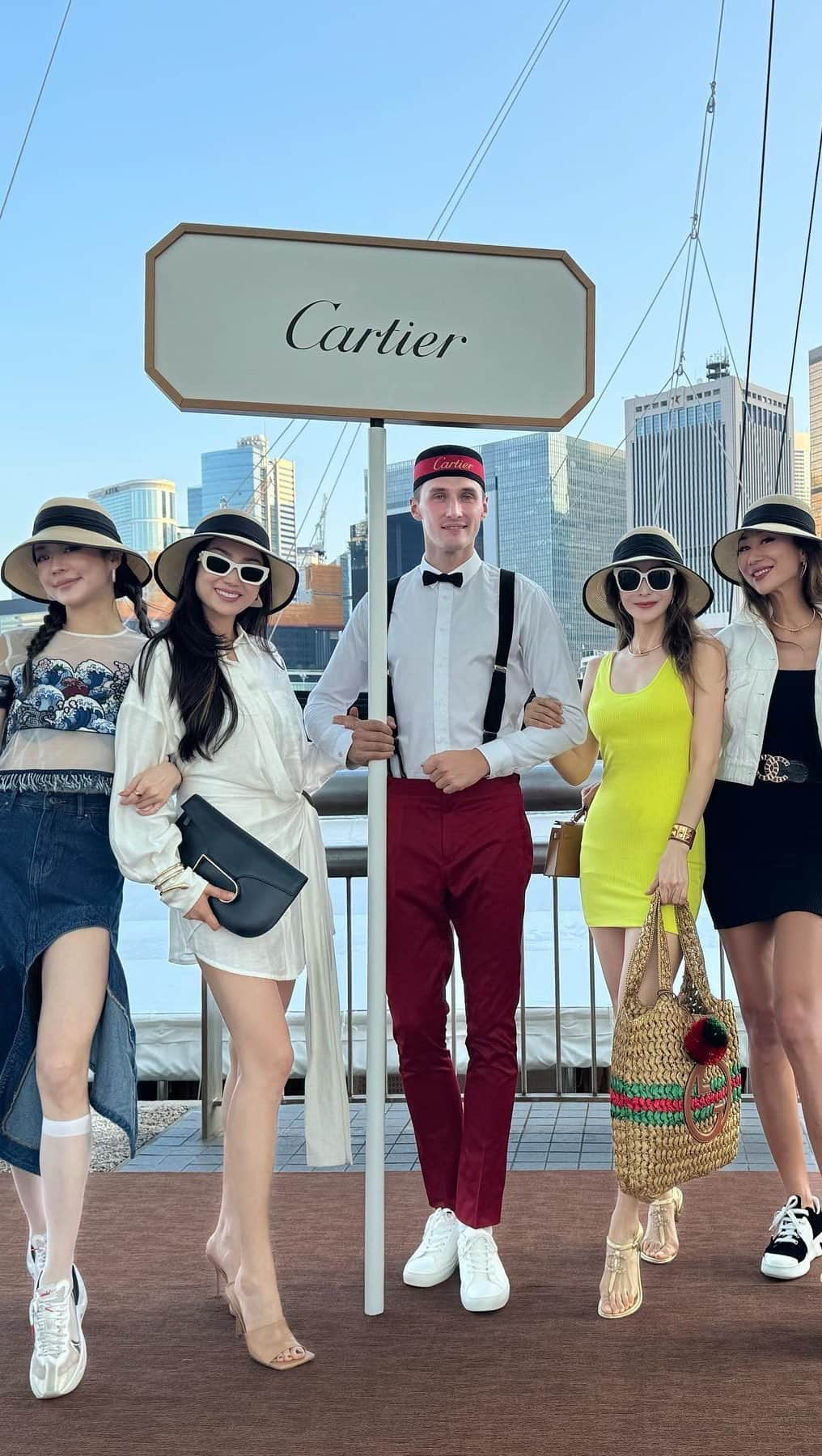 松岡李那のインスタグラム：「Mini Vlog📸🌞🛥️💎👭 @cartier」