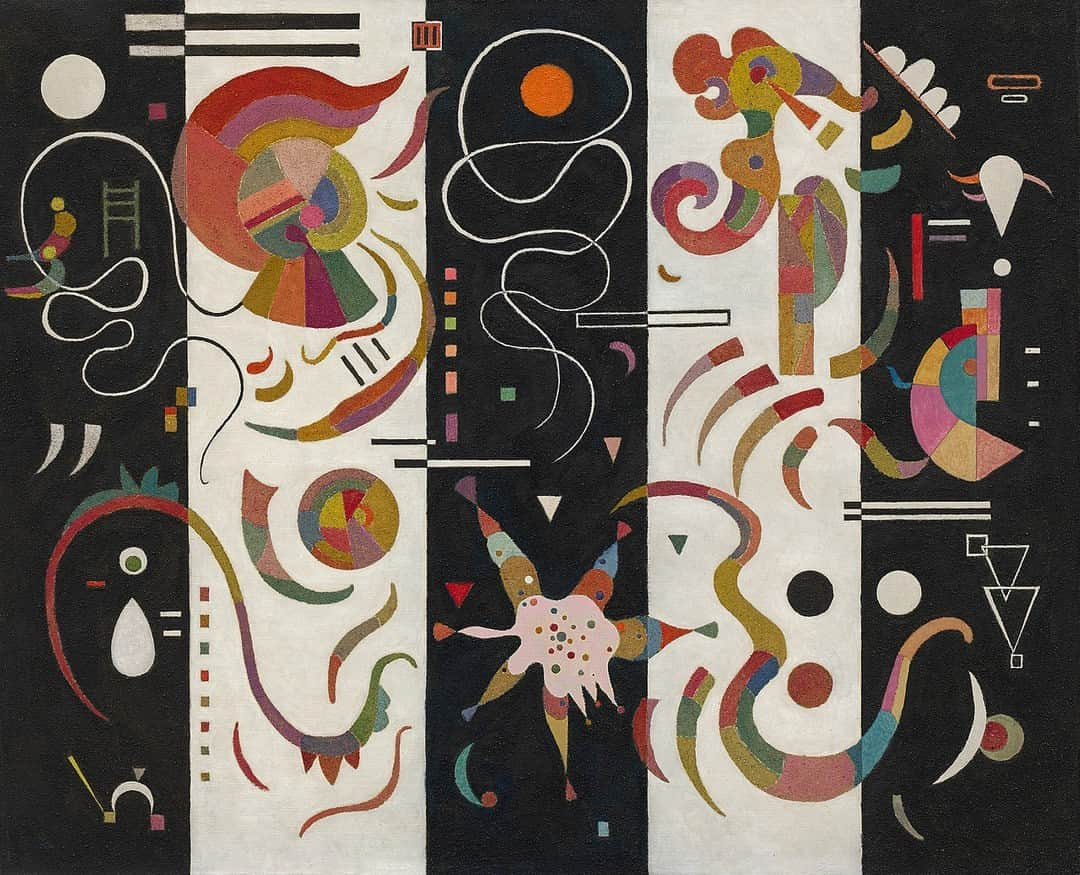 シー ニューヨークのインスタグラム：「'Striped', Vasily Kandinsky, 1934」