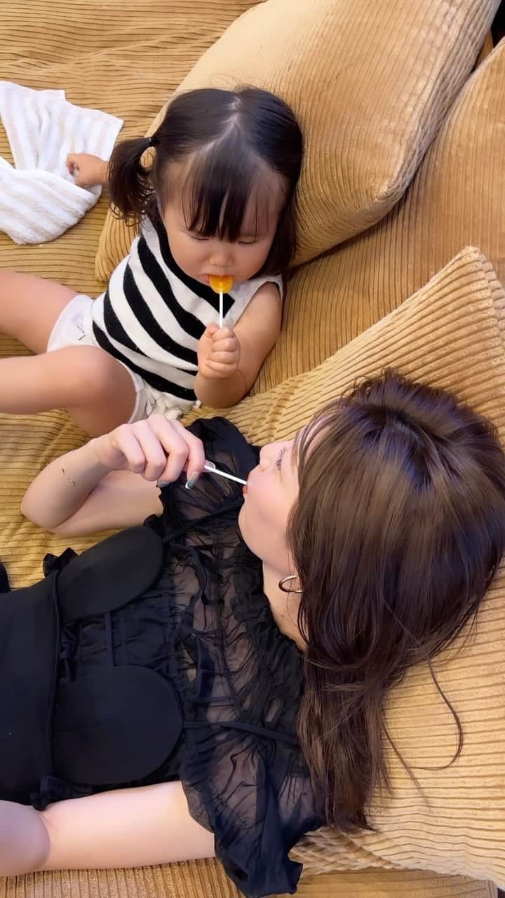 のインスタグラム：「. . おりんに会いに行きたいなぁ😢❤️❤️ おりんのお熱が早く良くなりますように。 元気いっぱいになったらまたシャボン玉しようね。 . @sysysysy_0623  . #小さなお友達」