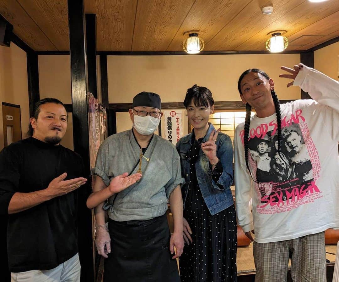 KAI_SHiNEのインスタグラム：「先月の秋田会合は楽しかったー👹🍶🎶  感慨深い一席になりました🙏  またすぐ伺います😁  @sakurabamisao  @masashiiwasawa  @otodaya  @syu_sanka」