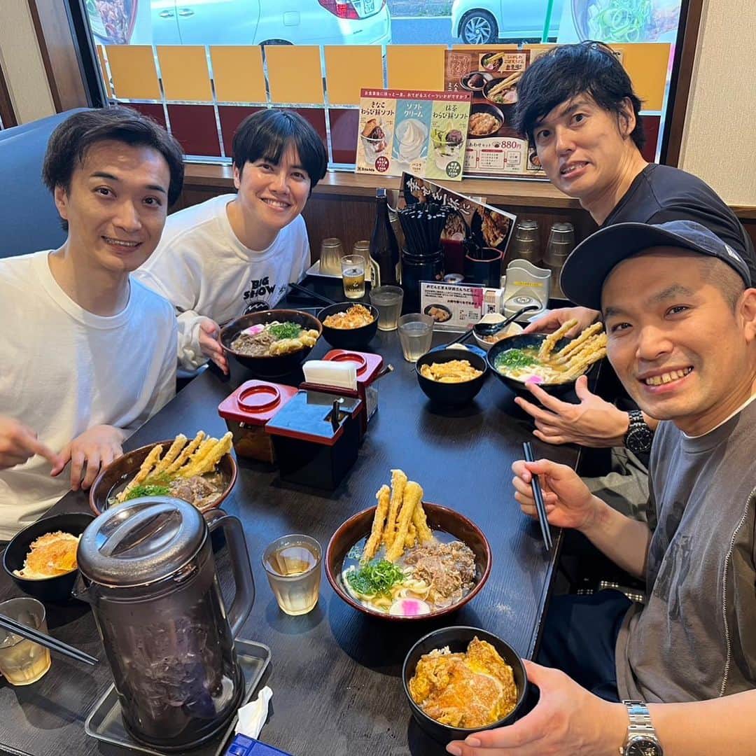 溜口佑太朗さんのインスタグラム写真 - (溜口佑太朗Instagram)「ザギースさんと夏以来の山口県にお邪魔して、空き時間でロンギヌスの槍やうどんや輪投げを楽しみました！」11月5日 23時52分 - loveletterztame