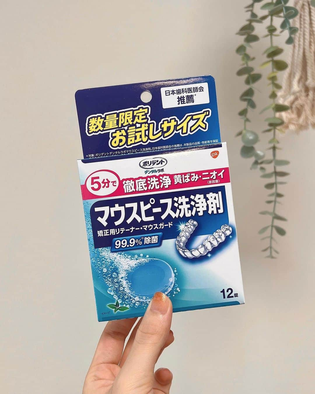 池田真子さんのインスタグラム写真 - (池田真子Instagram)「矯正を始めて気づいたらもうすぐ3年！ ふとタイの写真を見返してて、歯並びが気にならなくなってきたのが嬉しい🌱 ． 今は噛み合わせの調整中で、完成に向けて継続してるよ！ ． 私はお仕事でマウスピースを外していることが多いから 10日間を目安に付け替えてるんだけど、 デンタルラボ( @dentallabojp )で洗浄し始めてから 長期間でも安心してマウスピースをつけていられてる！ ． もう半年以上愛用してるんだけど、 爽快感がクセになるしマウスピースの透明感が 持続しているように感じています✨ ． あとは個包装になっているから、 タイへ出張に行った時も 持って行ったんだけど本当に助かった！ 国内外問わず清潔に使えるのが良いよね！ ． 使い方も簡単で、たった5分漬け置きをするだけ！ ． 黄ばみやニオイ（原因菌）を除去してくれたり、 99.9%* 除菌で徹底的に洗浄してくれるよ！ *GSK調べ (in vitro) ． ご飯を食べている間に手軽に洗浄できるから、 忙しい日でも簡単なお手入れで済みます◎ ． 最近パッケージがリニューアルされたり、 今ならお試し12錠も販売していて スーパーやドラッグストアでも気軽に買えます🌱 ． ちなみに11月8日は"良い歯の日"らしい！🦷 この機会にみんなも一緒に歯の習慣を見直そう🌿 ． ． ． #ポリデント #デンタルラボ #マウスピース #マウスピース矯正 #歯列矯正 #歯科矯正 #歯並び #リテーナー #美容ケア」11月6日 18時00分 - mako_ikeda