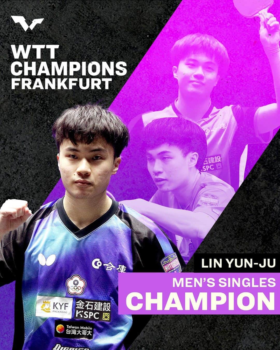 ITTF Worldさんのインスタグラム写真 - (ITTF WorldInstagram)「Our #WTTFrankfurt champions are crowned - congratulations Wang Yidi & Lin Yun-Ju 🎉🏆  #WTTChampions #TableTennis #PingPong」11月6日 0時11分 - wtt