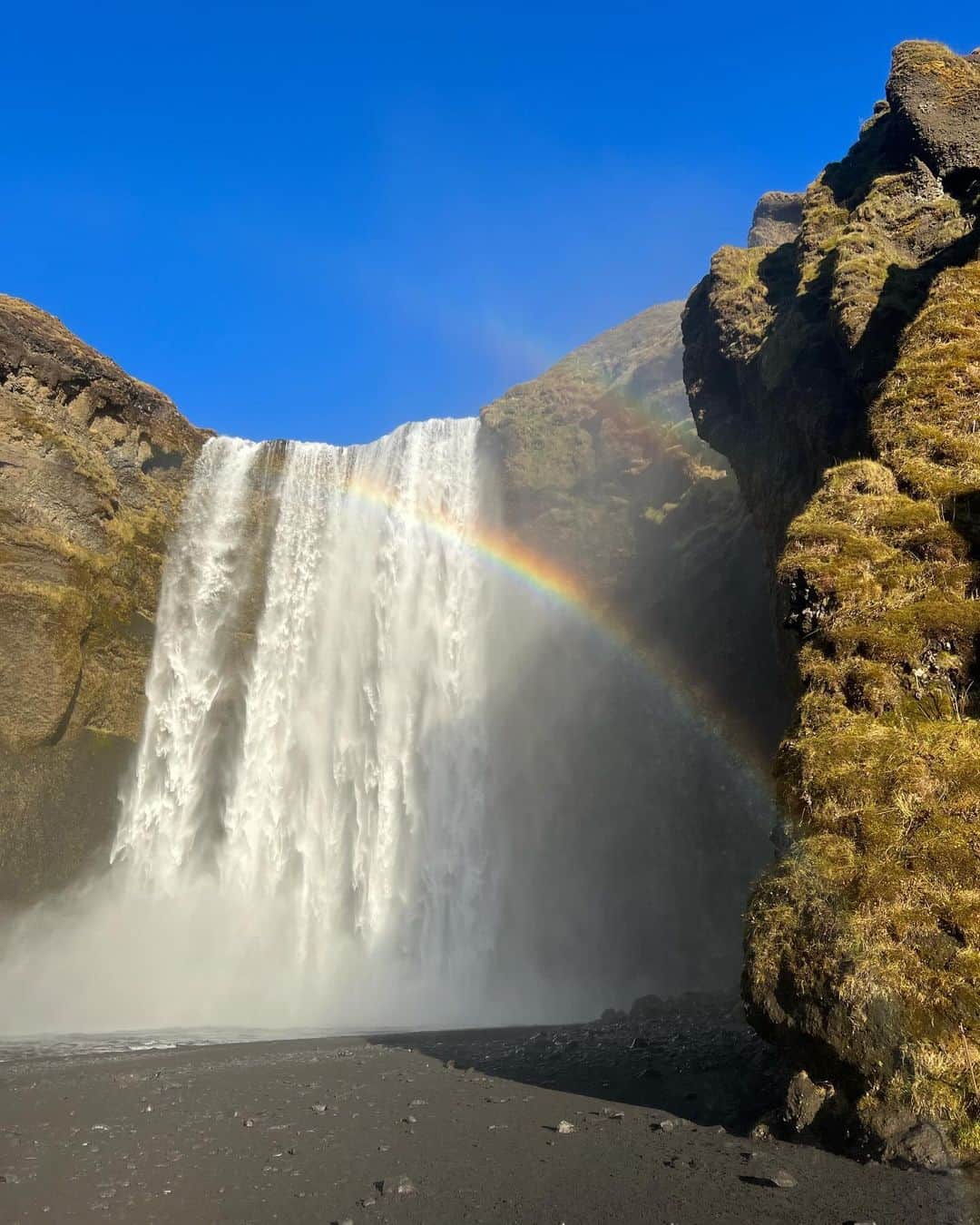 エリカ・ファサナのインスタグラム：「Nature at its best. Takk Fyrir Iceland 🇮🇸」