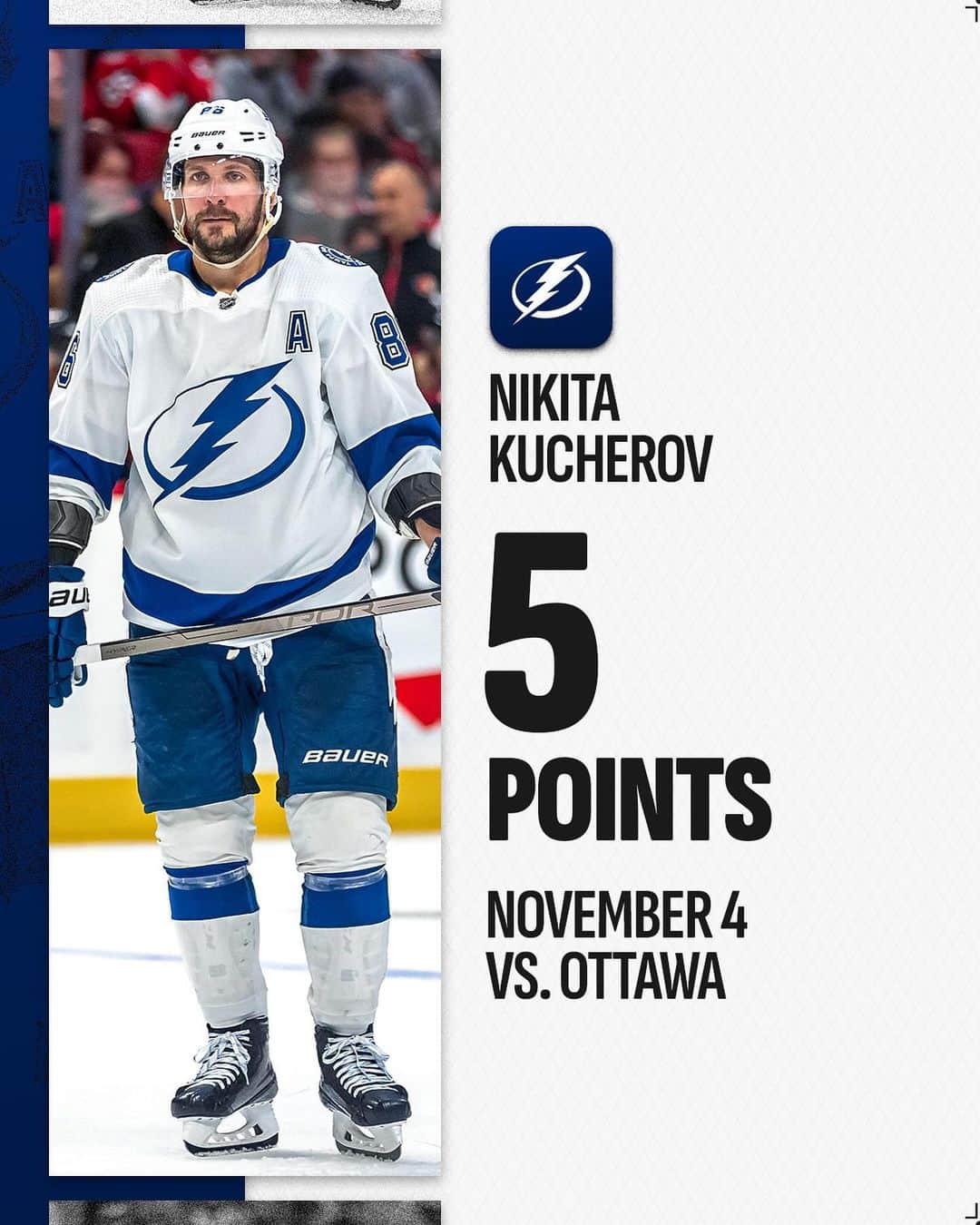 NHLさんのインスタグラム写真 - (NHLInstagram)「Nikita Kucherov had himself a night! 🤩」11月6日 1時29分 - nhl