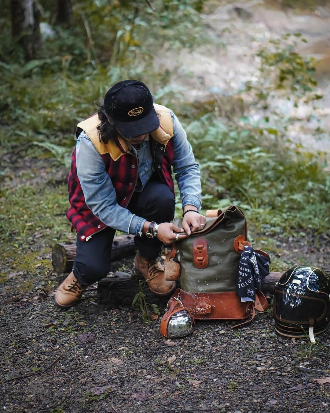 epidemic_motorsさんのインスタグラム写真 - (epidemic_motorsInstagram)「Good time ⛰🏍 @kei_ragnars  ・ 📸 @mryuniom  ・ 🏍 @scramblerducati  ⛑ @flying_monkeys_club  ・ Denim & Vest @sugarcanedenim  ・ 🥾 @theurbanwolfclub  ・ 🎒 @kasperibags  ・ ⌚️ @kuoe_official  ・ Turquoise bracelet @handcraft_ms.ring  Wallet @toronegroleather   ⚙️Follow @epidemic_motors For Daily Custom Bike Inspiration ⚙️  - Like, comment, and share - Tag your friends ✍️ - - - 🚀Turn on daily notifications  	 #motorcycle  #bike  #custom  #ride #epidemicmotors #epidemic_motors#ride_like_hell #instamoto #stocksucks #artist#builtnotbought #saintmotors #saint_motors #kustom  #kulture  #caferacer  #bratstyle #girlsbiker#musicians#la#motos#filmmaker#filmmaking#movie#dj#producer #writer」11月6日 1時53分 - epidemic_motors