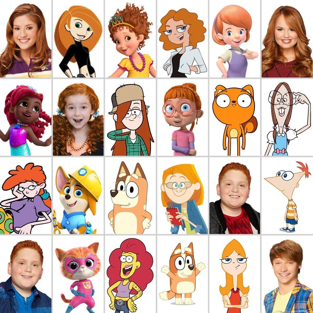のインスタグラム：「Category is: Red-Headed Icons 👑 #NationalRedheadDay」