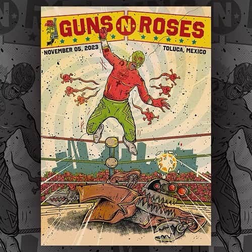 Guns N' Rosesのインスタグラム：「Gunners, the last show of the World Tour is F’N’ here! Hell and Heaven Fest, MX. See you soon 🔥」