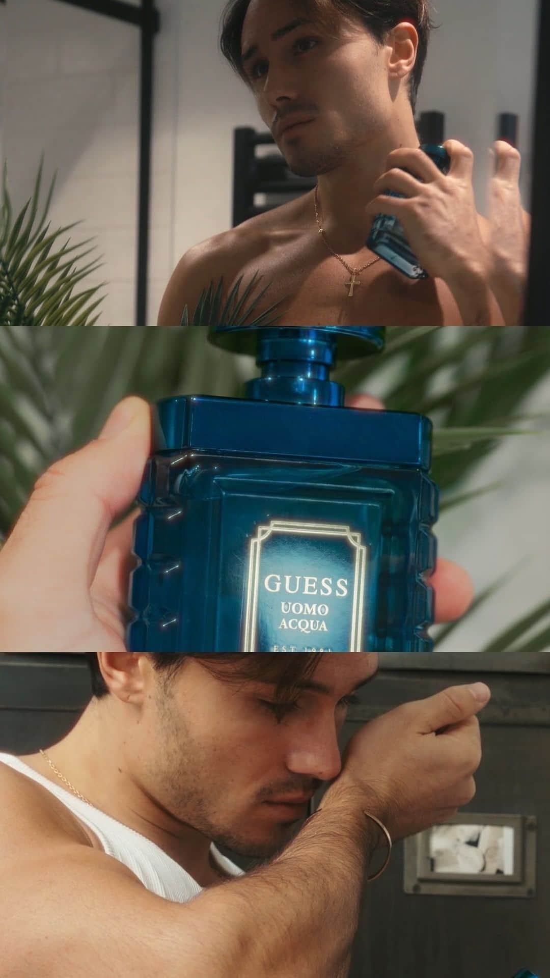 Enzo Cariniのインスタグラム：「Always feel like summer with Uomo acqua 🌊  @nocibe_france   #Nocibé #GUESSFragrance #UomoAcqua #LoveGUESS  #partenariatrémunéré」