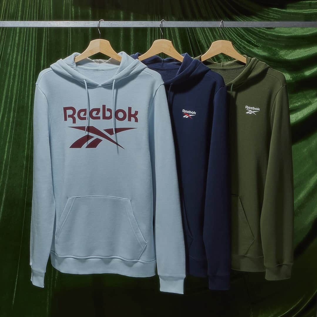 Reebokのインスタグラム：「Classic comfy cozy hoodies: Winning the gift game since...forever.」