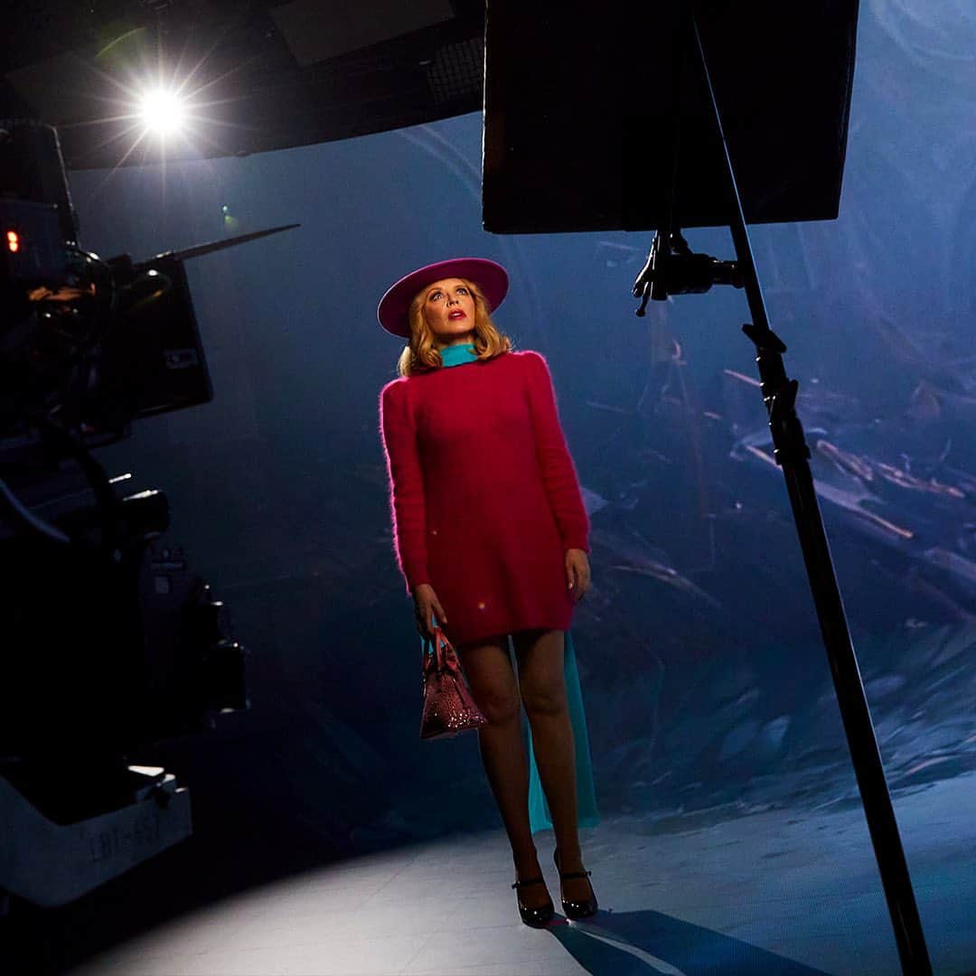カイリー・ミノーグのインスタグラム：「Thank you so much for all of the love on Tension!! 💎 Found some more behind the scenes moments from the video, I had so much fun getting to make this one!」