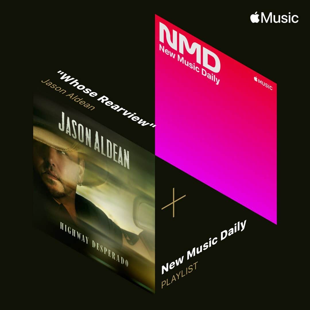 ジェイソン・アルディーンのインスタグラム：「Shout out to @applemusic for all the support on my new album Highway Desperado! Listen now on Apple Music.」