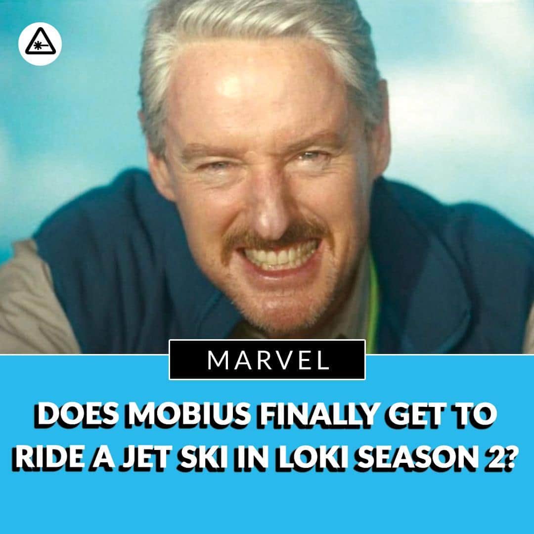 クリス・ハードウィックのインスタグラム：「One of the greatest unrequited loves in the whole of the MCU has been the one between Loki‘s Mobius and a jet ski.   [spoilers] in bio」